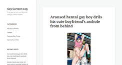 Desktop Screenshot of gaycartoonlog.com